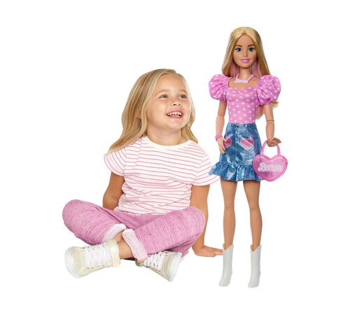 Mattel Barbie - Doll with Blonde Hair (71cm) (HYT84)