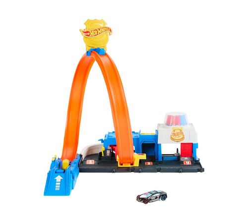 Mattel Hot Wheels Monster Trucks: Super Police Station (JBM71)
