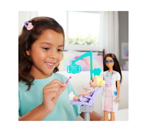 Mattel Barbie: You Can Be Anything - Dentist Doll with Brown Hair (JCR75)