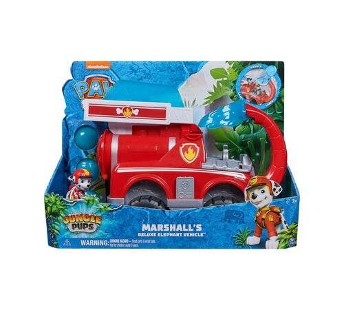 Spin Master Paw Patrol: Jungle Pups – Marshall's Load 'N' Launch Fire Truck Vehicle (6068023)