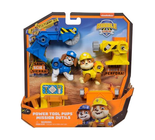 Spin Master Paw Patrol: Rubble &amp; Crew - Power Tool Pups Mission Outils (6071661)