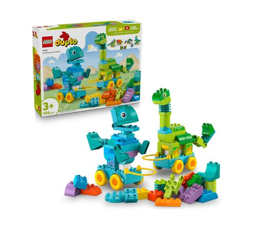 LEGO® DUPLO® Town: 3in1 Dinosaurs on Wheels (10451)