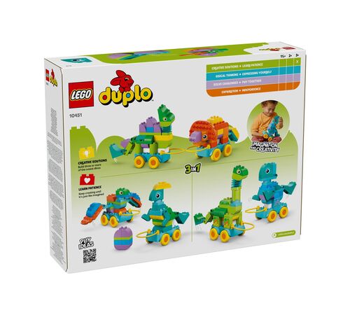 LEGO® DUPLO® Town: 3in1 Dinosaurs on Wheels (10451)
