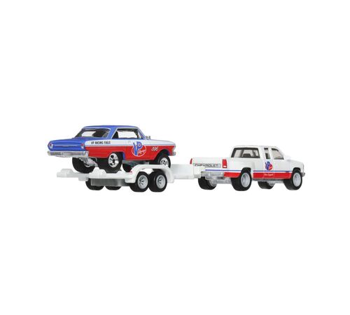 Mattel Hot Wheels: Premium Car Culture Team Transport - '63 Chevy Nova '88 Chevy Silverado 3500 VP Racing (HRV42)