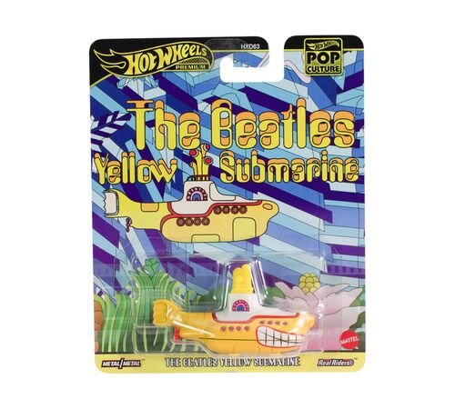 Mattel Hot Wheels Premium® Pop Culture: The Beatles - Yellow Submarine Vehicle (JBL74)