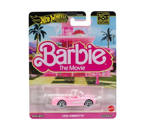 Mattel Hot Wheels Premium® Pop Culture: Barbie The Movie - 1956 Corvette Vehicle (JBL79)
