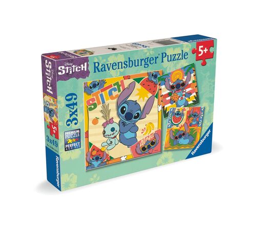 Ravensburger Disney Puzzle: Stitch - Aloha (3x49 pcs) (12004114)