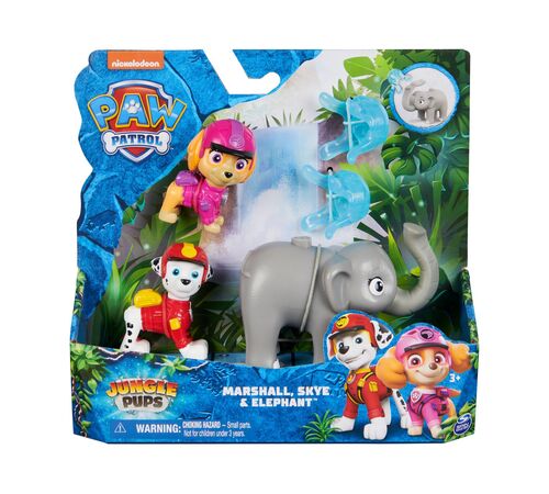 Spin Master Paw Patrol: Jungle Pups - Marshall,Skye &amp; Elephant Figures (20143983)