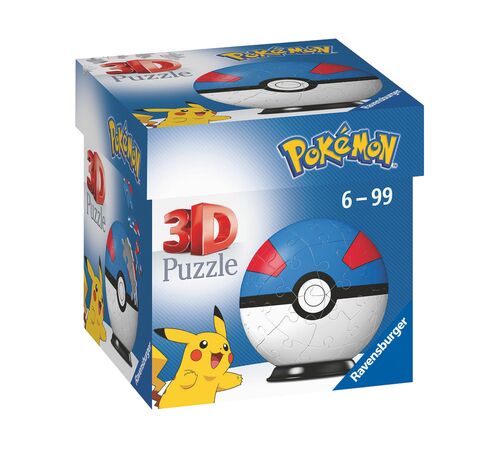 Ravensburger 3D Puzzle: Pokemon - Great Ball (55 pcs) (11265)