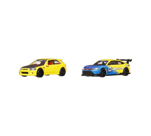 Mattel Hot Wheels®: Premium Car Culture - '99 Honda Civic Type-R (EK9) &amp; Honda Civic Type-R (JBL00)