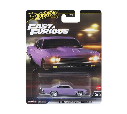 Mattel Hot Wheels Premium: Fast &amp; Furious - 1966 Chevy Impala (JBL95)
