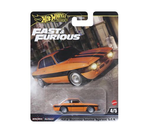 Mattel Hot Wheels Premium: Fast &amp; Furious - Alfa Romeo Giulia Sprint GTA (JBM04)