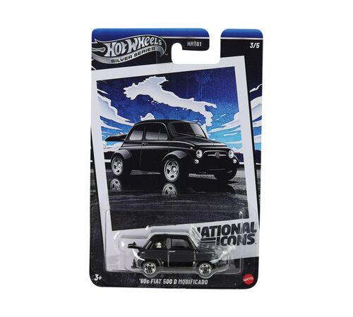 Mattel Hot Wheels Silver Series: National Icons - '60s Fiat 500 D Modificado (JBY88)
