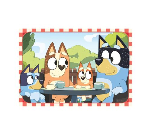 Ravensburger Puzzle: Bluey and the Heeler family (2x12pcs) (12004111)