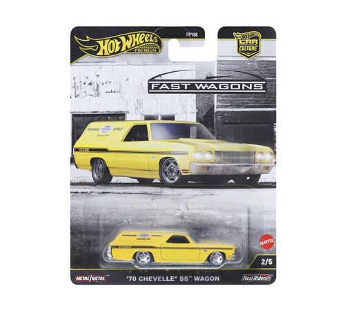 Mattel Hot Wheels Premium Car Culture: Fast Wagons - '70 Chevelle SS Wagon (JBK67)