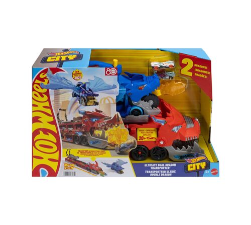 Mattel Hot Wheels: City - Ultimate Dual Dragon Transporter (JBM72)