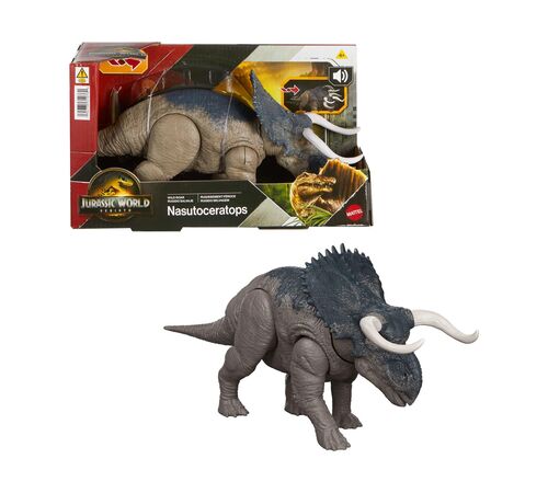 Mattel Jurassic World Rebirth: Wild Roar - Nasutoceratops (JGC81) Mattel Jurassic World Rebirth: Wild Roar - Nasutoceratops (JGC81)