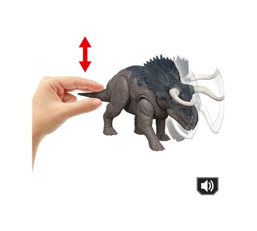 Mattel Jurassic World Rebirth: Wild Roar - Nasutoceratops (JGC81) Mattel Jurassic World Rebirth: Wild Roar - Nasutoceratops (JGC81)