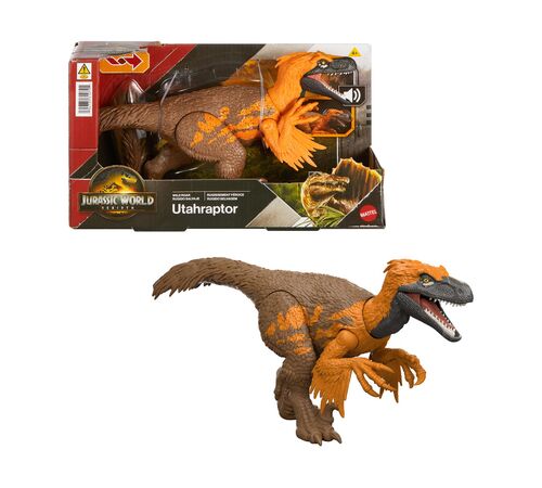 Mattel Jurassic World Rebirth: Wild Roar - Utahraptor (JGC80) Mattel Jurassic World Rebirth: Wild Roar - Utahraptor (JGC80)