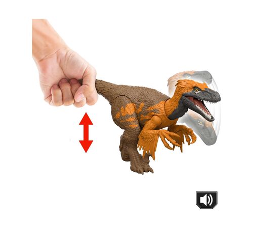 Mattel Jurassic World Rebirth: Wild Roar - Utahraptor (JGC80) Mattel Jurassic World Rebirth: Wild Roar - Utahraptor (JGC80)