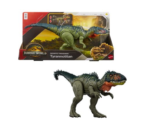 Mattel Jurassic World Rebirth: Gigantic Thrashers - Tyrannotitan (JCL75) Mattel Jurassic World Rebirth: Gigantic Thrashers - Tyrannotitan (JCL75)