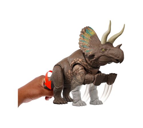 Mattel Jurassic World Rebirth: Gigantic Thrashers - Eotriceratops (JGB93) Mattel Jurassic World Rebirth: Gigantic Thrashers - Eotriceratops (JGB93)