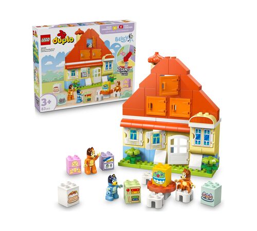 LEGO® DUPLO® Bluey: Bluey’s Family House with Memory Game (10459)