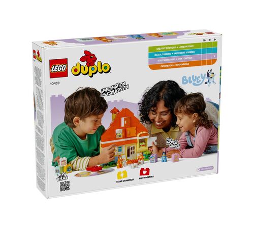 LEGO® DUPLO® Bluey: Bluey’s Family House with Memory Game (10459)