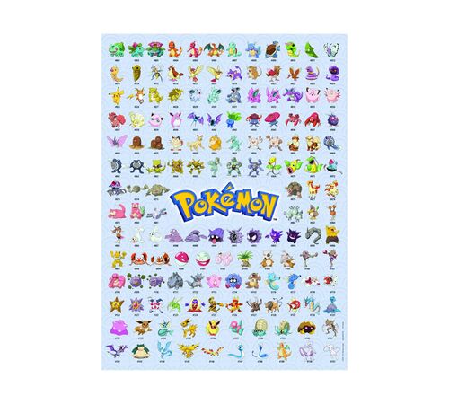 Ravensburger Puzzle: Pokemon - The First 151! (500 pcs) (12000511)