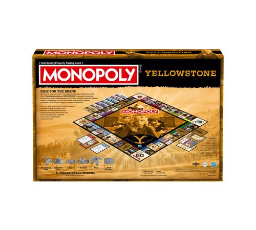 Winning Moves: Monopoly - Yellowstone (English Language) (WM04120-EN1) Winning Moves: Monopoly - Yellowstone (English Language) (WM04120-EN1)
