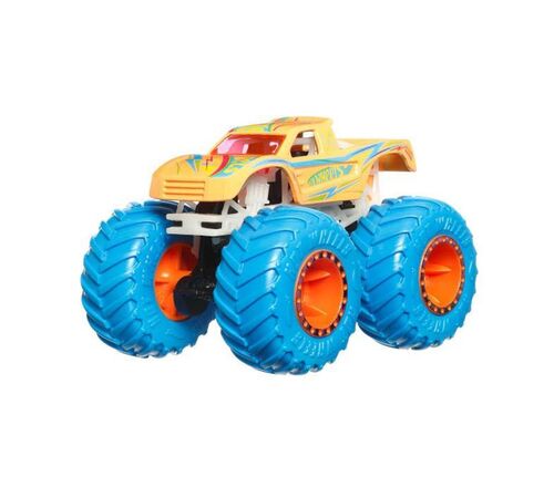 Mattel Hot Wheels: Monster Trucks Glow In The Dark - Bone Shaker Vehicle (JFX11)