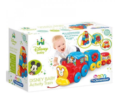 AS Disney Baby Clementoni - Mickey Activity Train Pull Along (1000-17168)