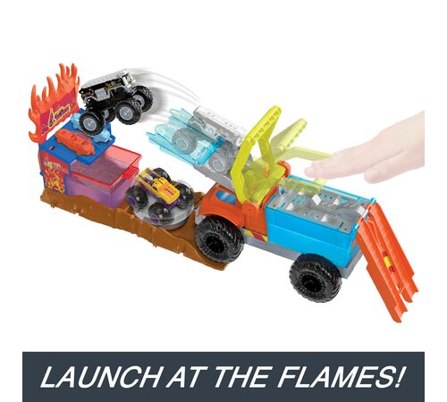 Mattel Hot Wheels: Monster Trucks Arena Smashers Color Shifters - 5-Alarm Rescue (HPN73) Mattel Hot Wheels: Monster Trucks Arena Smashers Color Shifters - 5-Alarm Rescue (HPN73)