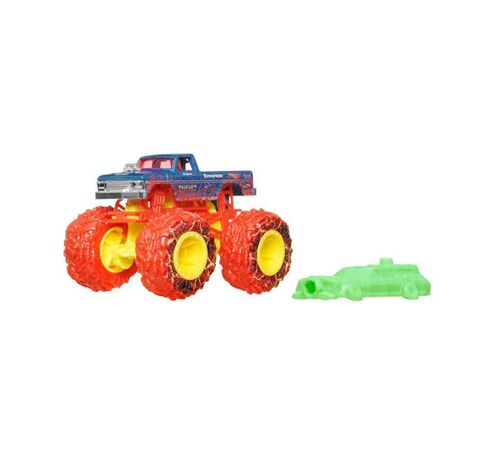 Mattel Hot Wheels Monster Trucks: Shark vs. Dinos - Bigfoot Die-Cast Vehicle (JCD92)