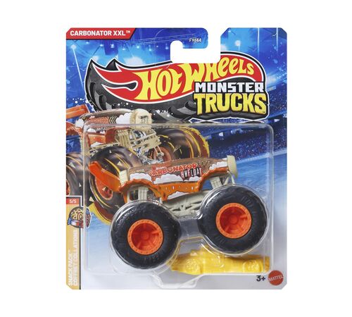 Mattel Hot Wheels Monster Trucks: Snack Pack - Carbonator XXL Die-Cast Vehicle (JDP93)