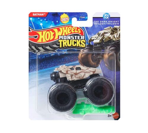 Mattel Hot Wheels Monster Trucks DC: The Dark Night Trilogy - Batman 2025 Die-Cast Vehicle (JCF06)