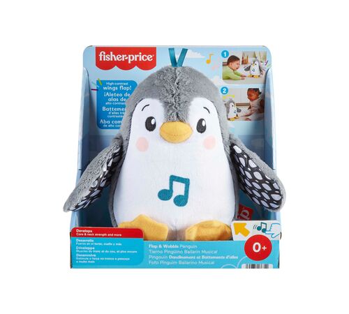 Fisher-Price Flap &amp; Wobble Penguin with Motion (HNC10)