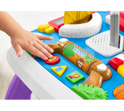 FISHER PRICE: ΠΑΙΖΩ &amp; ΜΑΘΑΙΝΩ ΕΚΠΑΙΔΕΥΤΙΚΟ ΤΡΑΠΕΖΙ - ΕΛΛΗΝΙΚΑ &amp; ΑΓΓΛΙΚΑ (DRH43)