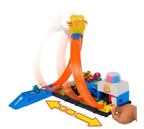 Mattel Hot Wheels Monster Trucks: Super Police Station (JBM71)
