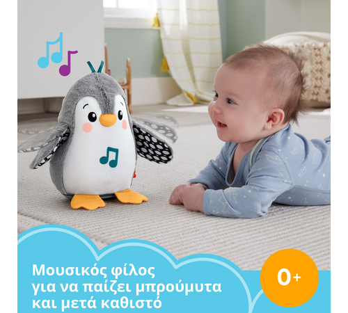 Fisher-Price Flap &amp; Wobble Penguin with Motion (HNC10)