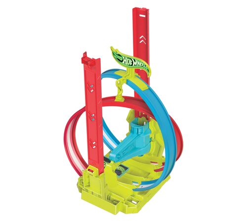 Mattel Hot Wheels Neon Speeders - Laser Stunt Slamway (HPC05)