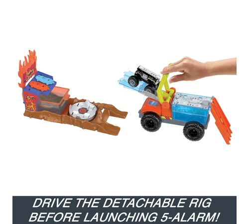 Mattel Hot Wheels: Monster Trucks Arena Smashers Color Shifters - 5-Alarm Rescue (HPN73) Mattel Hot Wheels: Monster Trucks Arena Smashers Color Shifters - 5-Alarm Rescue (HPN73)