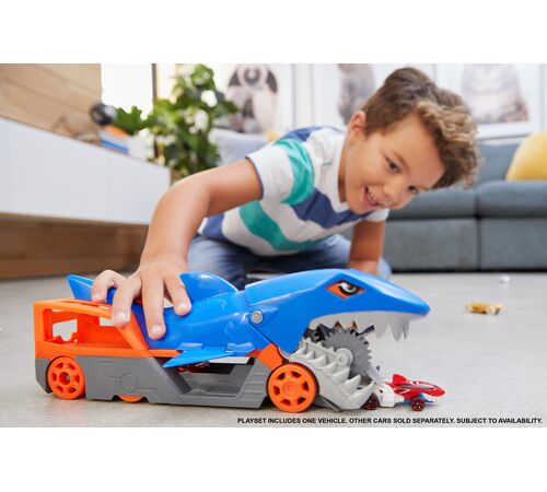 Mattel Hot WheelsCity: Shark Chomp Transporter Playset (GVG36)