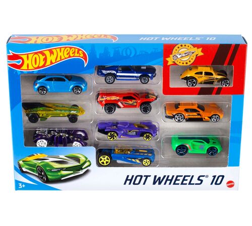 HOT WHEELS - CARS SET OF 10 RANDOM (54886)