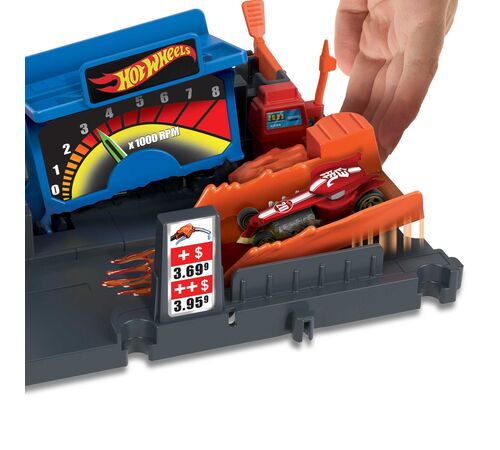 Mattel Hot Wheels City - Fuel Station Shift Track Set (HKX45)