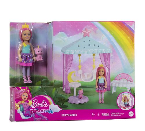Mattel Barbie Dreamtopia: Chelsea - Chelsea Doll Nurturing Fantasy Playset (HLC27)
