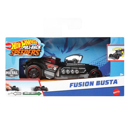 Mattel Hot Wheels: Pull-Back Speeders - Fusion Busta (1:43) (HPR83)