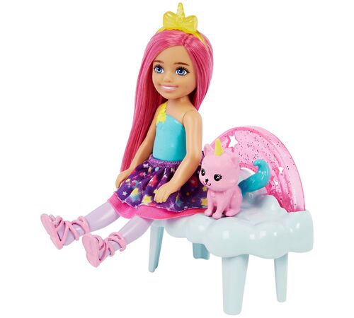 Mattel Barbie Dreamtopia: Chelsea - Chelsea Doll Nurturing Fantasy Playset (HLC27)