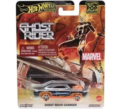 Mattel Hot Wheels Premium® Pop Culture: Ghost Rider - Charger Vehicle (JBL81)