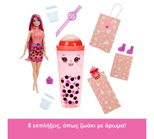 Mattel Barbie: Pop Reveal - Bubble Tea Series Mango Mochi Doll (HTJ22)